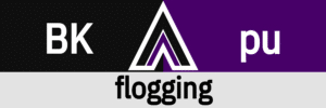 Hanky Code Pair Arrow for flogging fetish / BLACK 2 purple